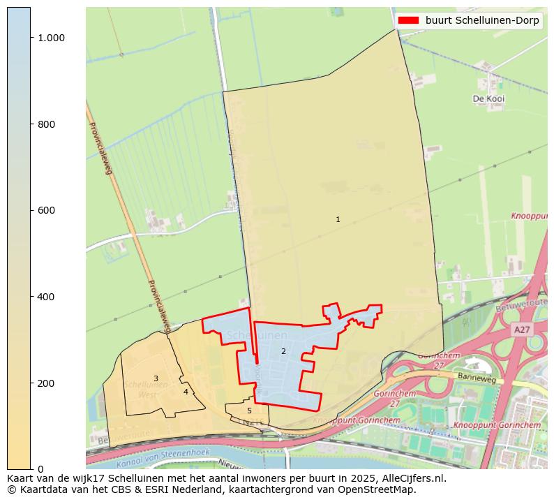 Afbeelding van de buurt Schelluinen-Dorp op de kaart.