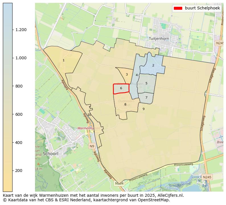 Afbeelding van de buurt Schelphoek op de kaart.