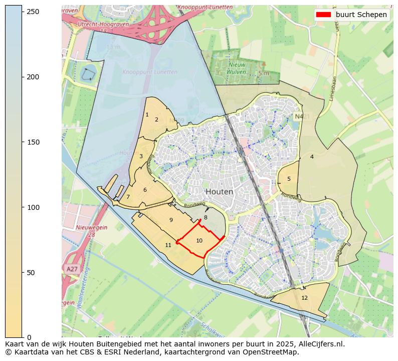 Afbeelding van de buurt Schepen op de kaart.