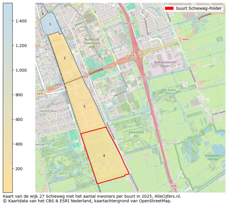 Afbeelding van de buurt Schieweg-Polder op de kaart.