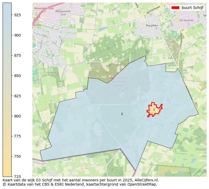 Afbeelding van de buurt Schijf op de kaart.