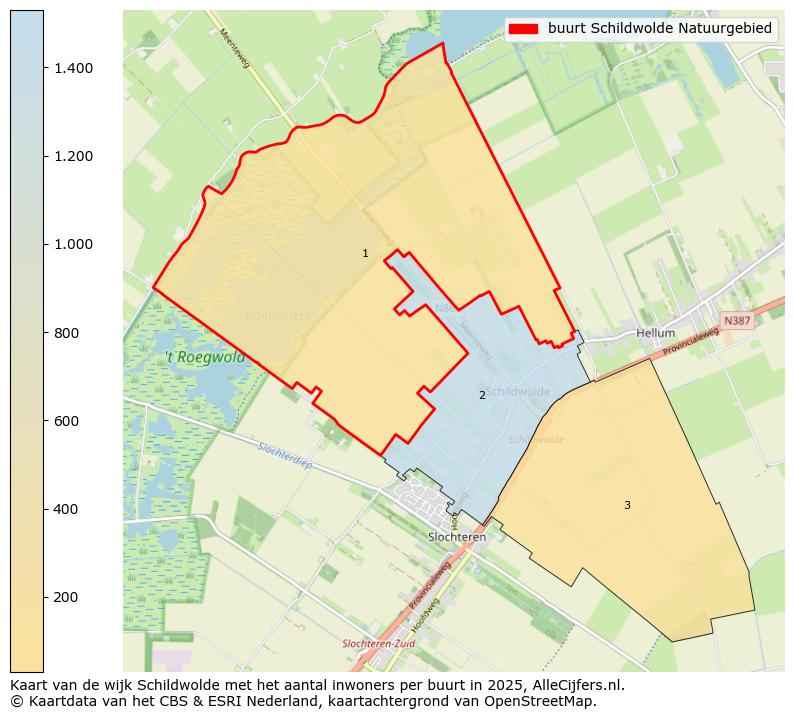 Afbeelding van de buurt Schildwolde Natuurgebied op de kaart.