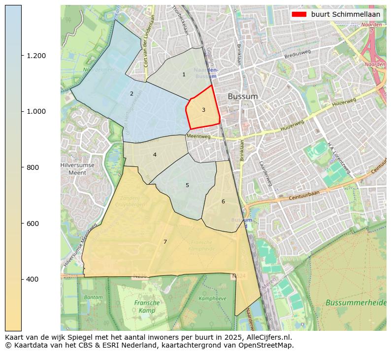 Afbeelding van de buurt Schimmellaan op de kaart.
