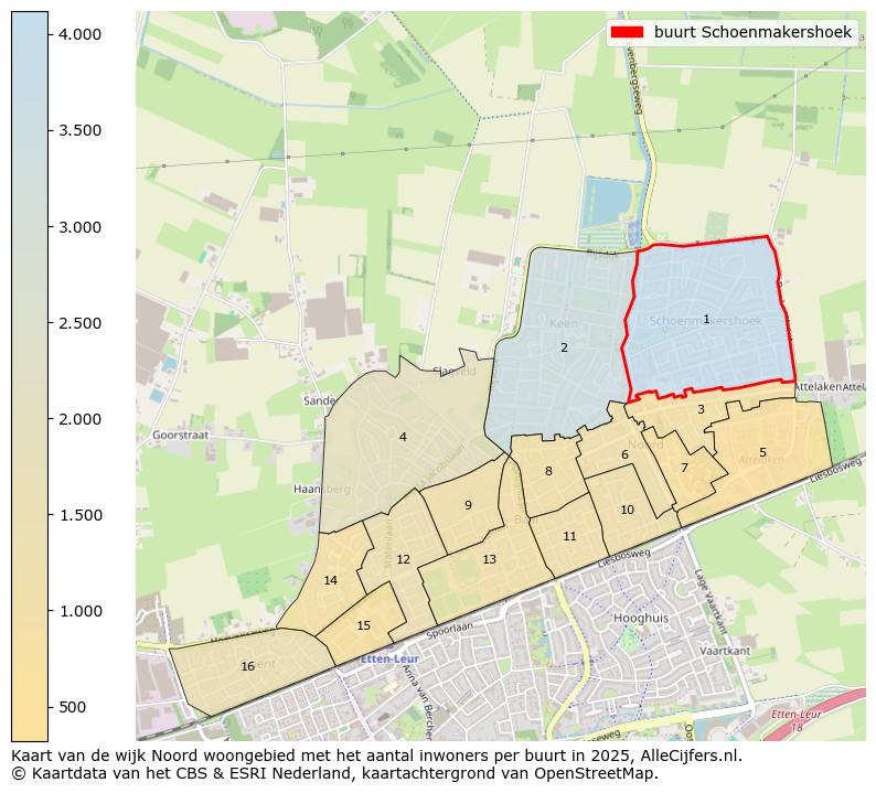 Afbeelding van de buurt Schoenmakershoek op de kaart.