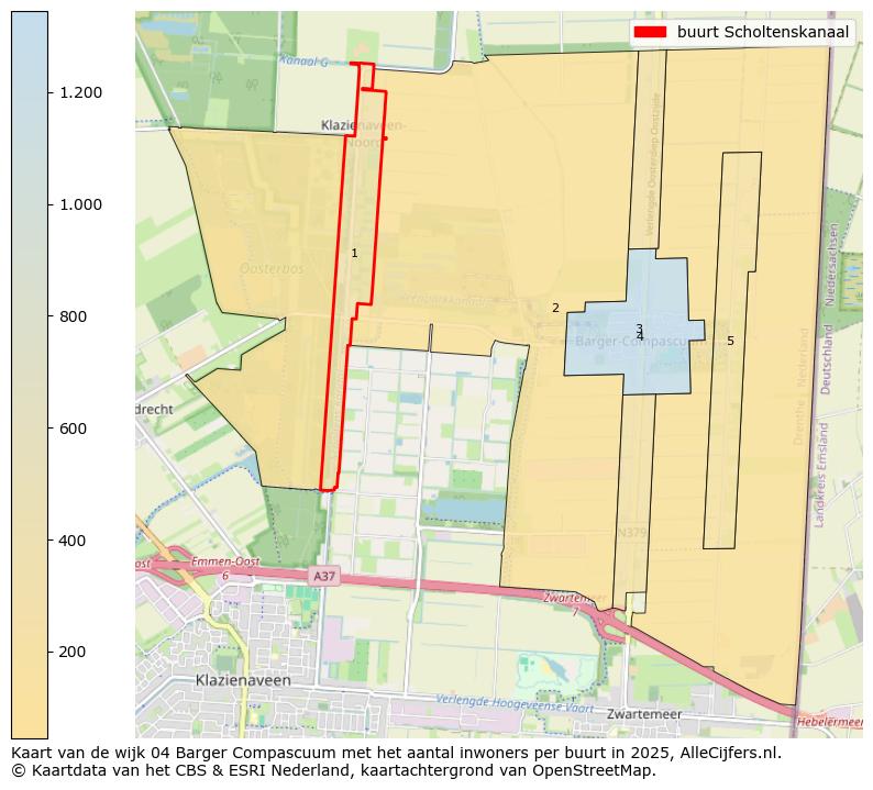 Afbeelding van de buurt Scholtenskanaal op de kaart.