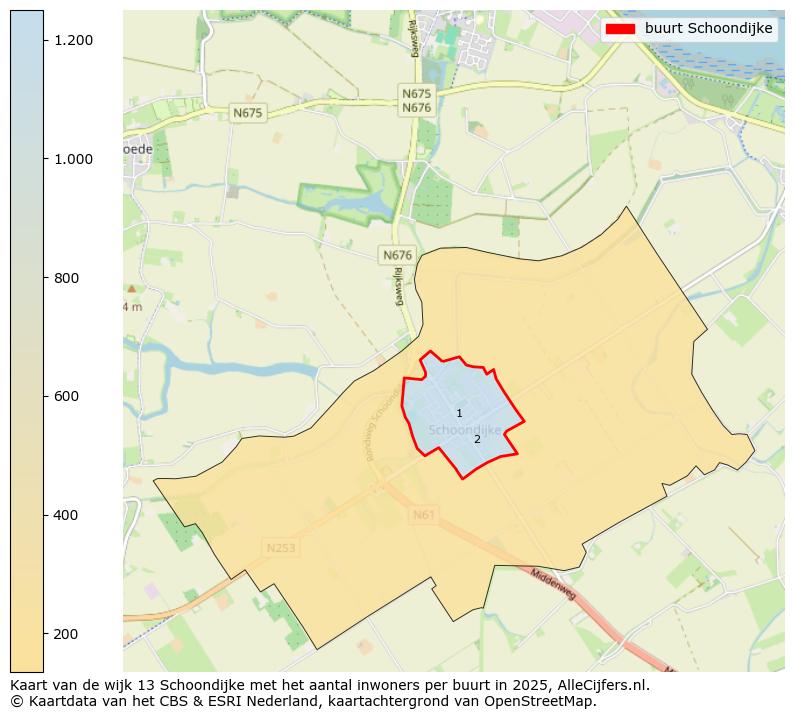 Afbeelding van de buurt Schoondijke op de kaart.