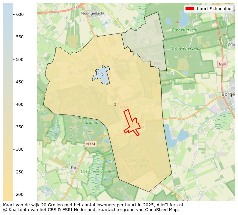 Afbeelding van de buurt Schoonloo op de kaart.