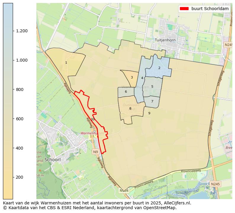 Afbeelding van de buurt Schoorldam op de kaart.