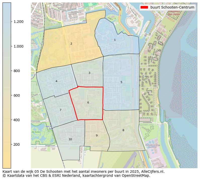 Afbeelding van de buurt Schooten-Centrum op de kaart.
