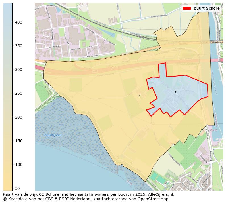 Afbeelding van de buurt Schore op de kaart.