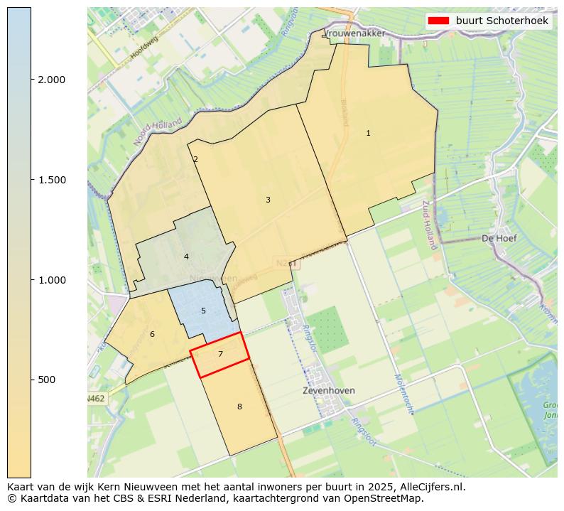 Afbeelding van de buurt Schoterhoek op de kaart.