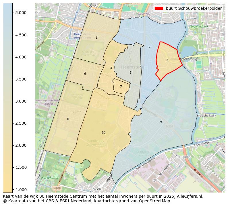 Afbeelding van de buurt Schouwbroekerpolder op de kaart.
