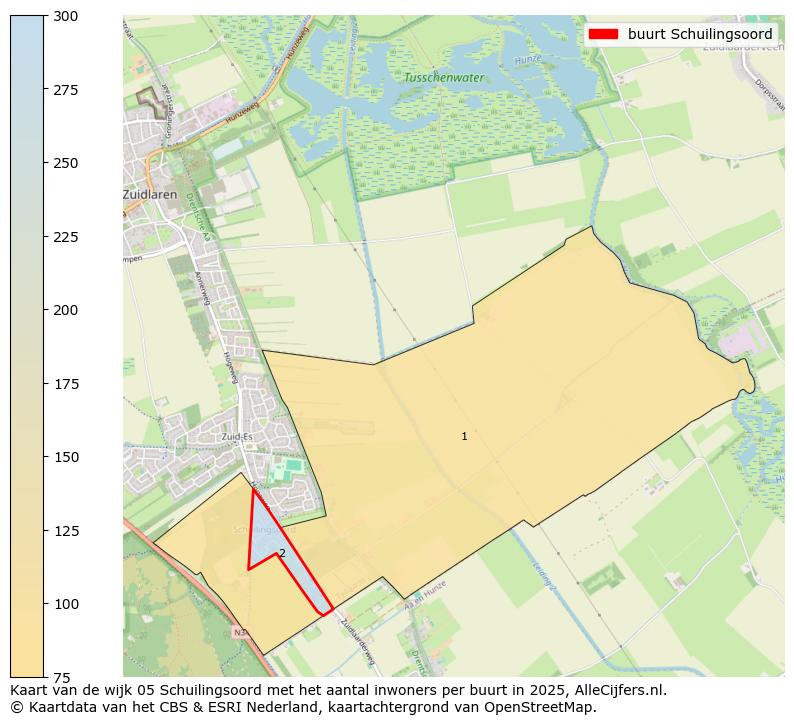 Afbeelding van de buurt Schuilingsoord op de kaart.