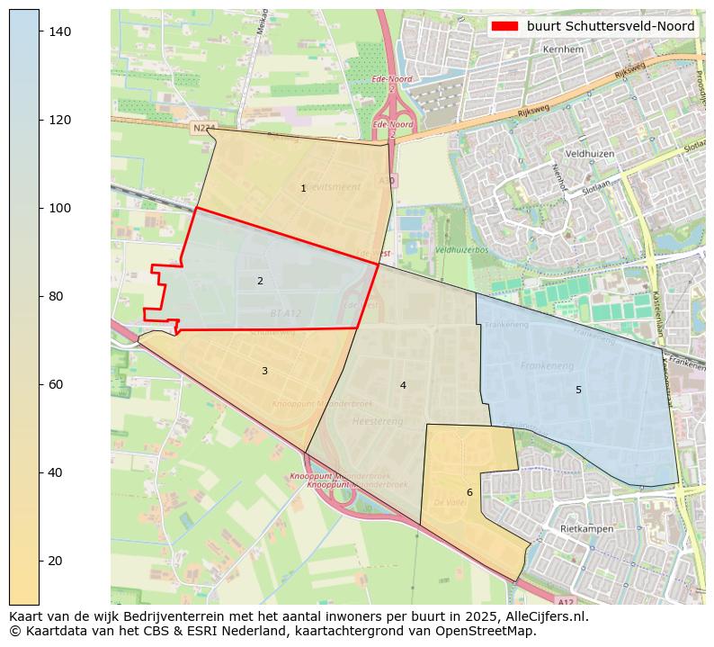 Afbeelding van de buurt Schuttersveld-Noord op de kaart.