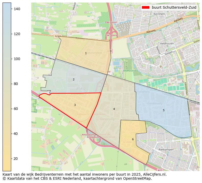 Afbeelding van de buurt Schuttersveld-Zuid op de kaart.