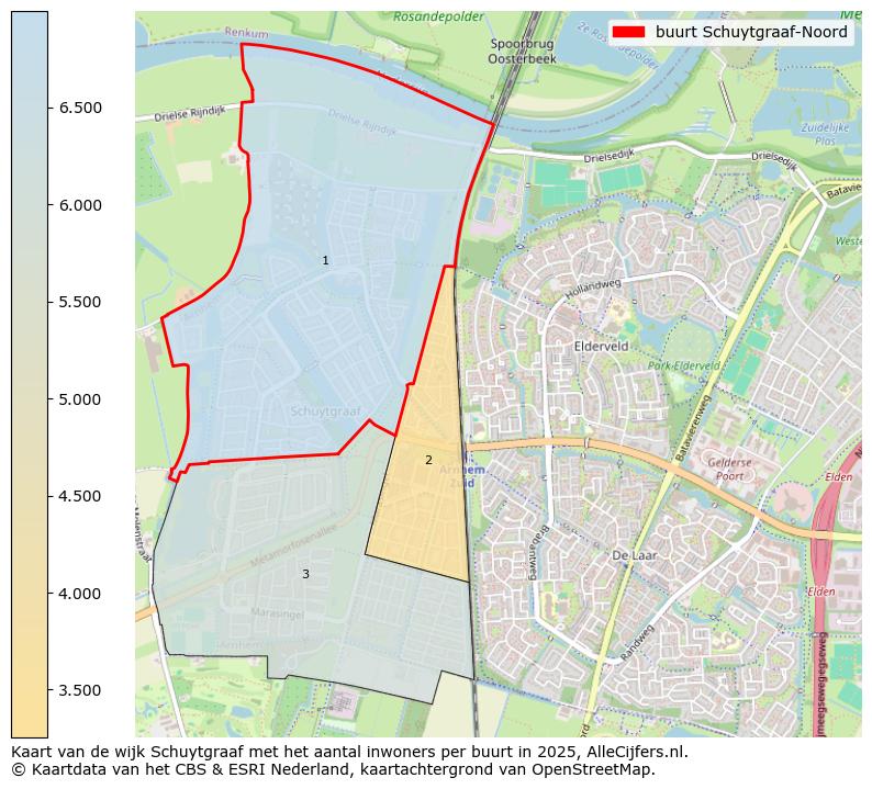 Afbeelding van de buurt Schuytgraaf-Noord op de kaart.
