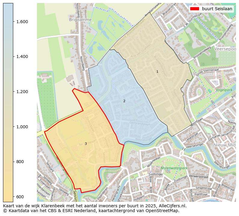 Afbeelding van de buurt Seislaan op de kaart.