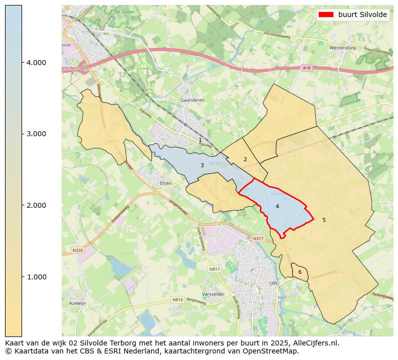 Afbeelding van de buurt Silvolde op de kaart.