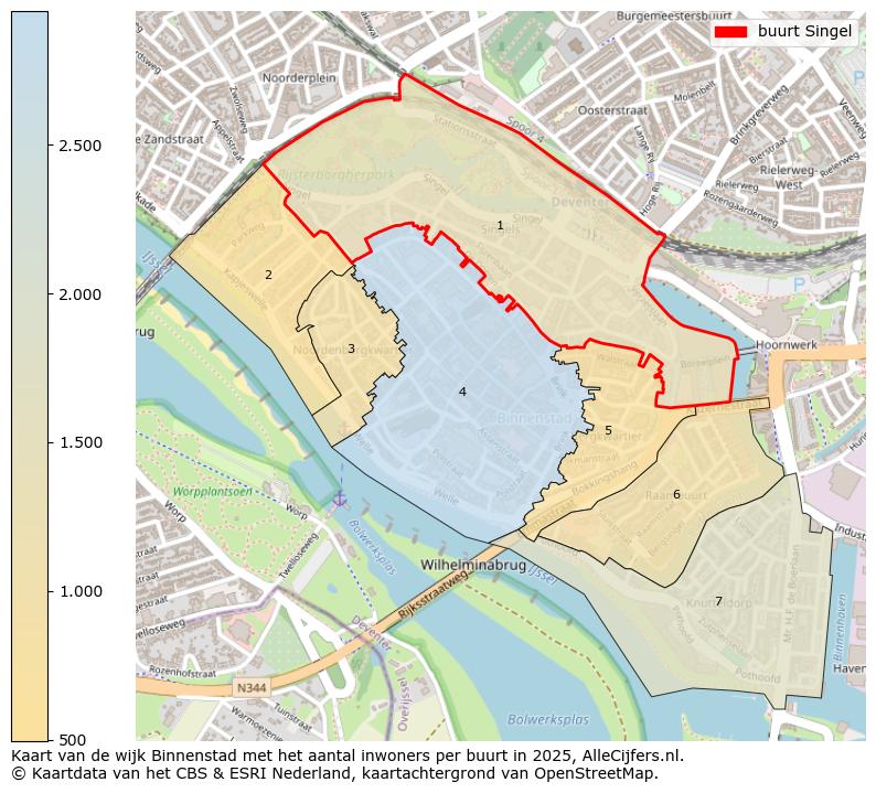 Afbeelding van de buurt Singel op de kaart.