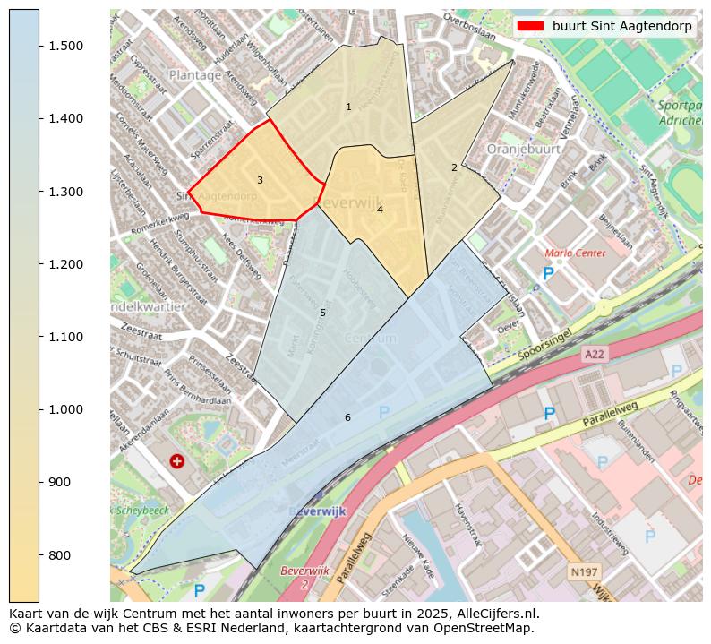 Afbeelding van de buurt Sint Aagtendorp op de kaart.