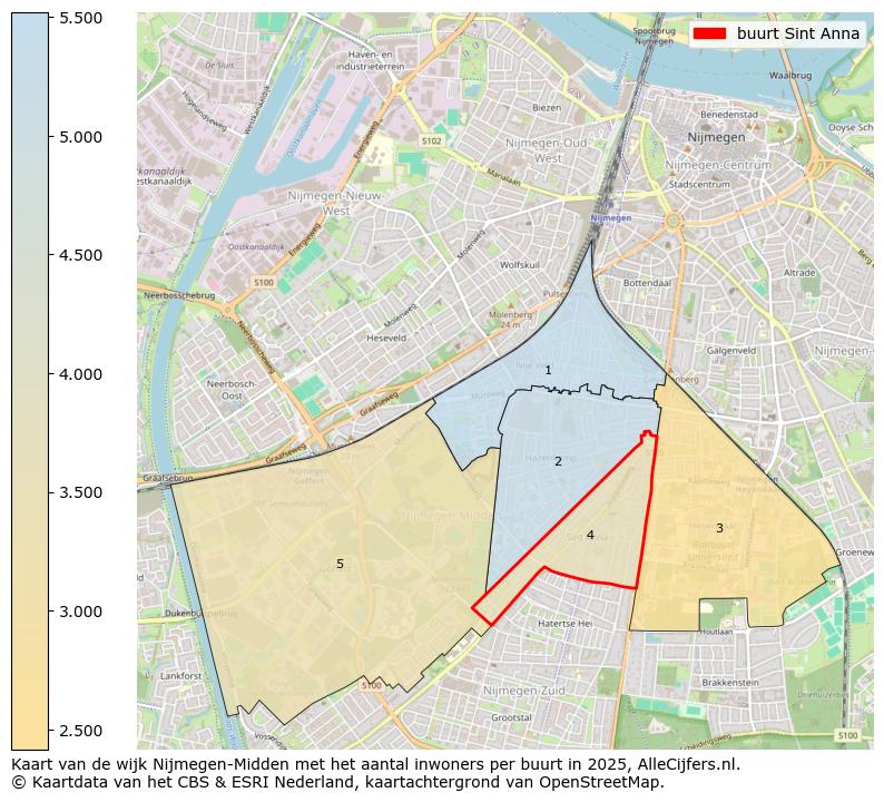 Afbeelding van de buurt Sint Anna op de kaart.