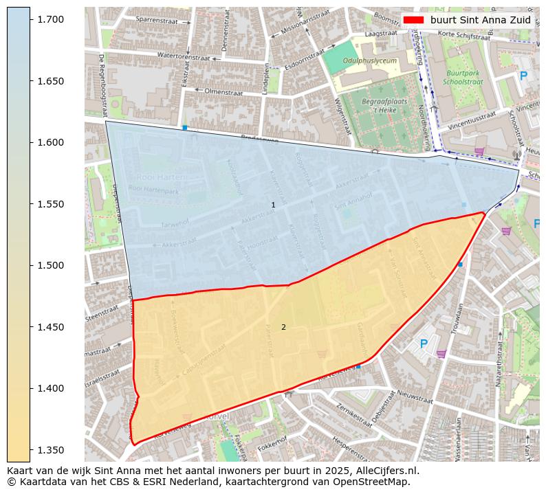 Afbeelding van de buurt Sint Anna Zuid op de kaart.