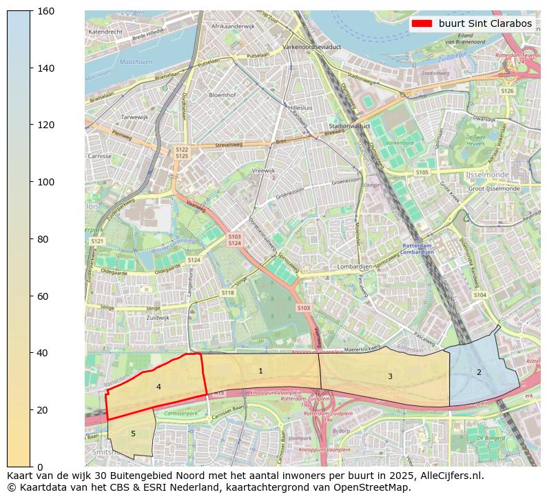 Afbeelding van de buurt Sint Clarabos op de kaart.