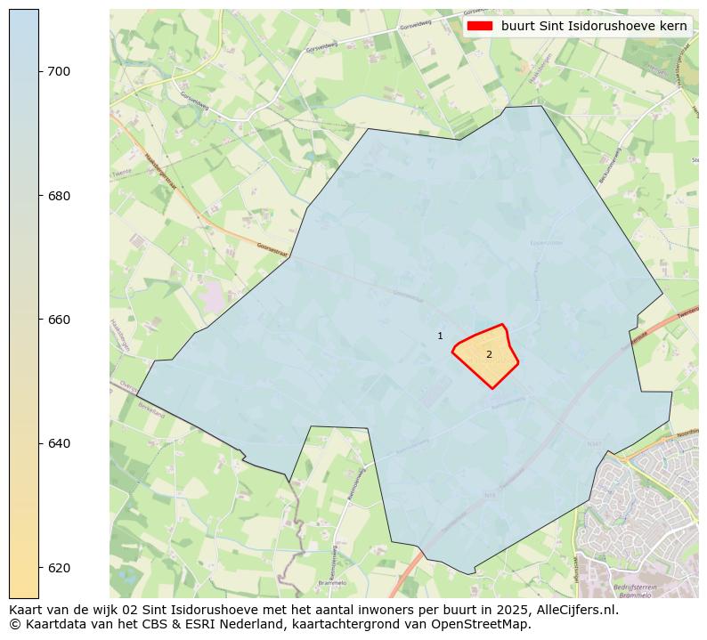 Afbeelding van de buurt Sint Isidorushoeve kern op de kaart.