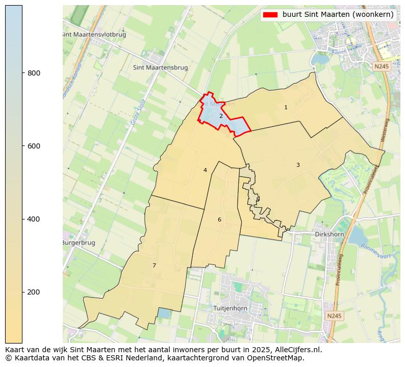 Afbeelding van de buurt Sint Maarten (woonkern) op de kaart.