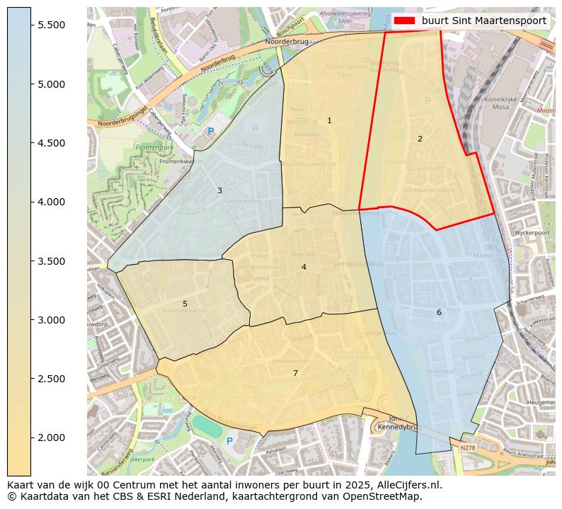 Afbeelding van de buurt Sint Maartenspoort op de kaart.