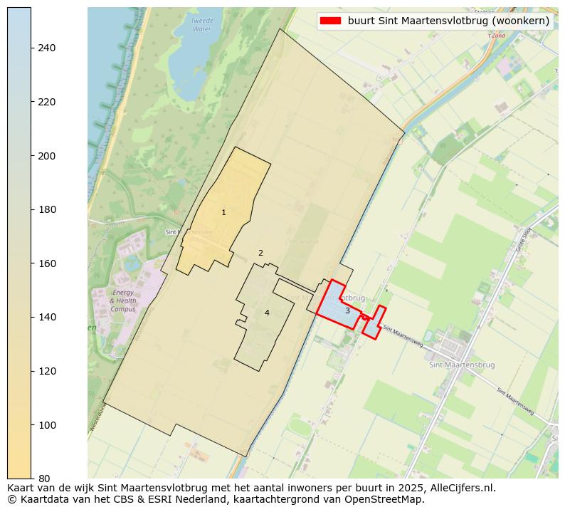 Afbeelding van de buurt Sint Maartensvlotbrug (woonkern) op de kaart.