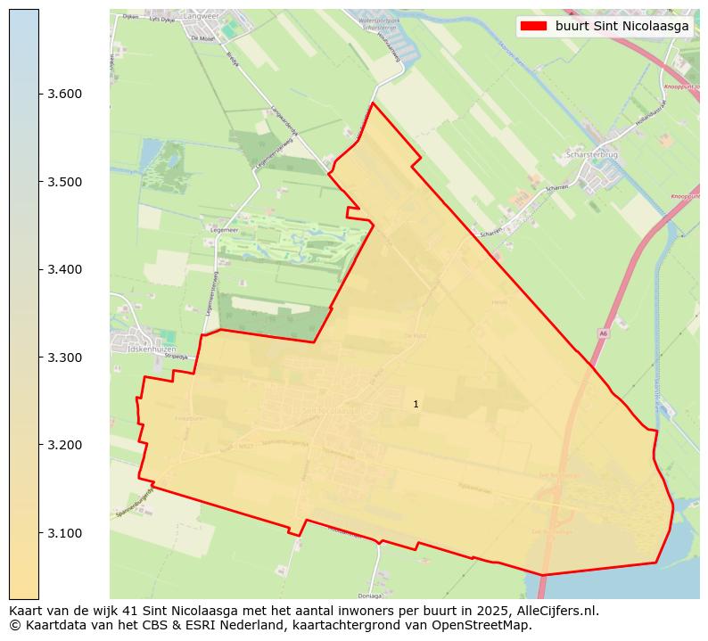 Afbeelding van de buurt Sint Nicolaasga op de kaart.