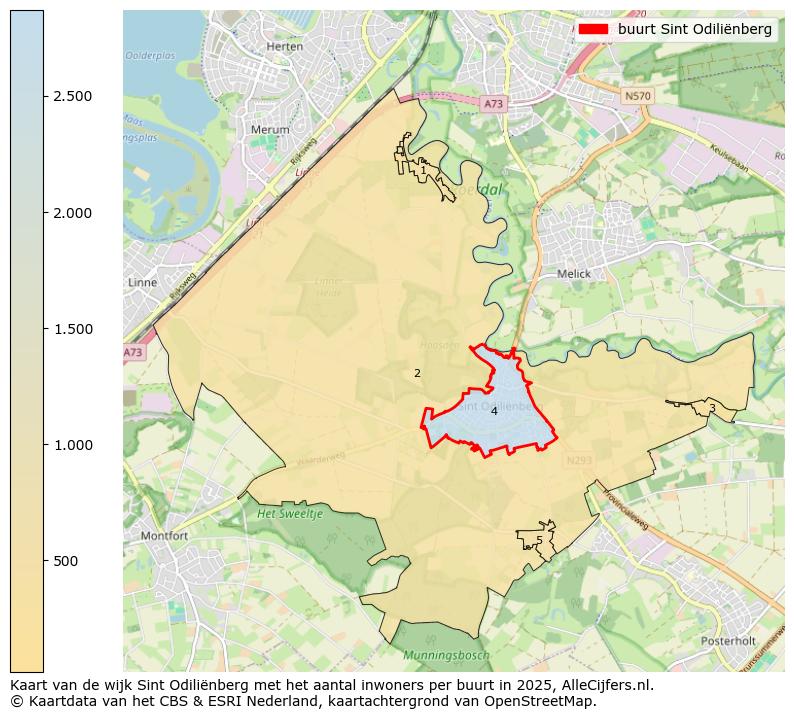 Afbeelding van de buurt Sint Odiliënberg op de kaart.