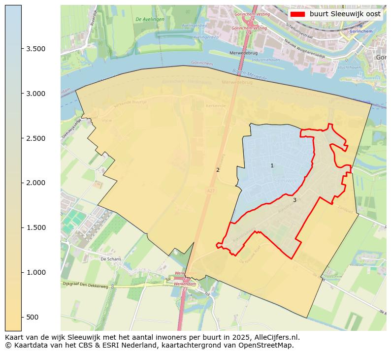 Afbeelding van de buurt Sleeuwijk oost op de kaart.