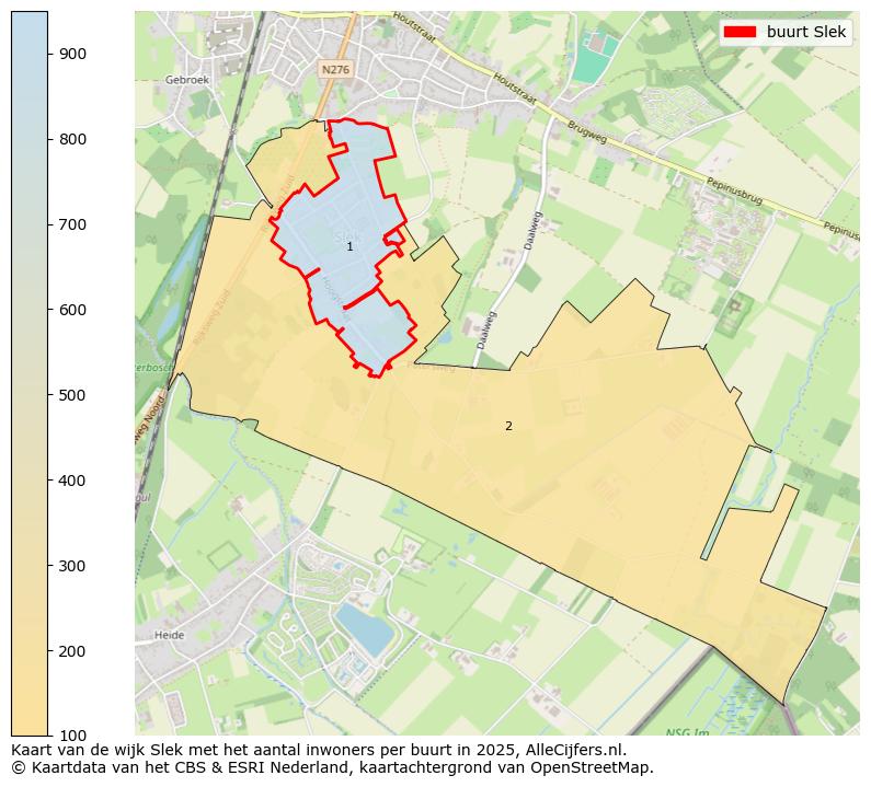 Afbeelding van de buurt Slek op de kaart.