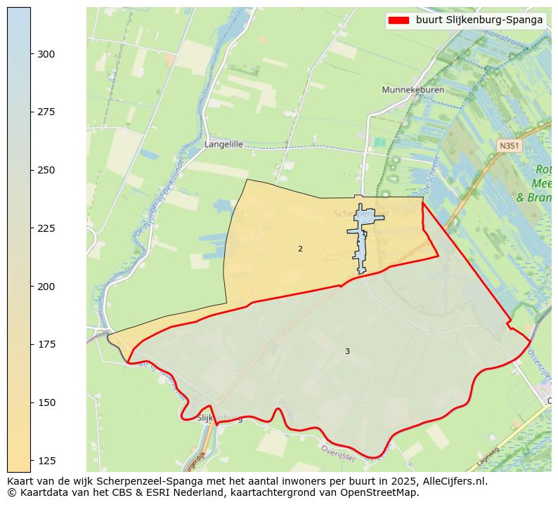 Afbeelding van de buurt Slijkenburg-Spanga op de kaart.