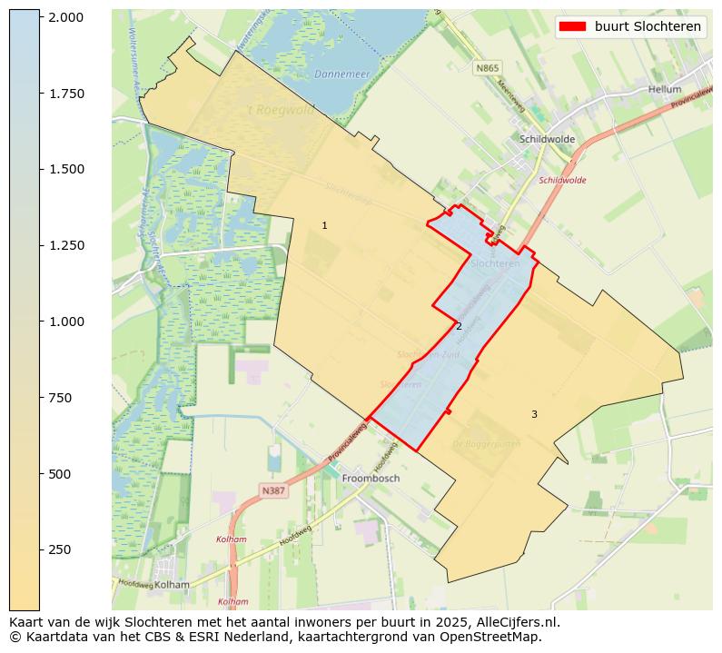 Afbeelding van de buurt Slochteren op de kaart.