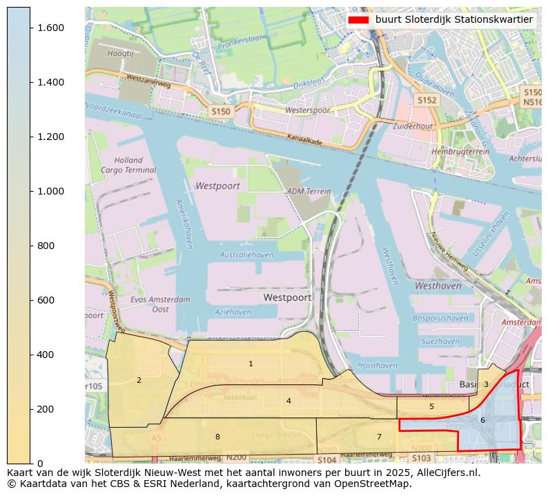 Afbeelding van de buurt Sloterdijk Stationskwartier op de kaart.