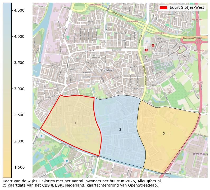 Afbeelding van de buurt Slotjes-West op de kaart.