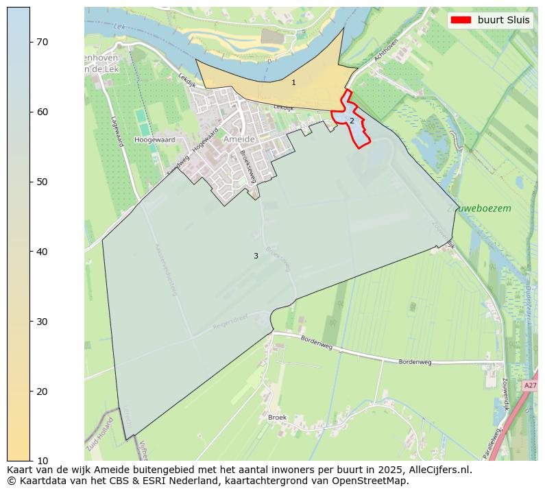 Afbeelding van de buurt Sluis op de kaart.