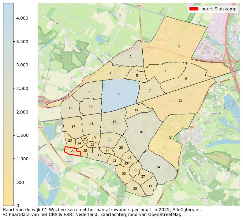 Afbeelding van de buurt Sluiskamp op de kaart.