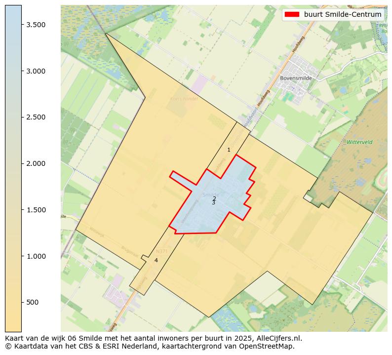 Afbeelding van de buurt Smilde-Centrum op de kaart.