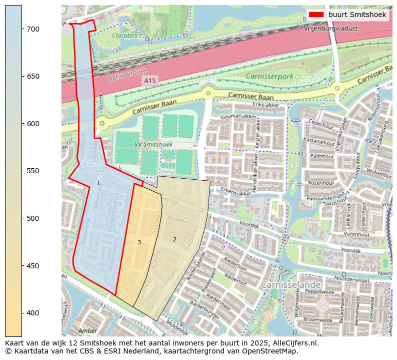 Afbeelding van de buurt Smitshoek op de kaart.