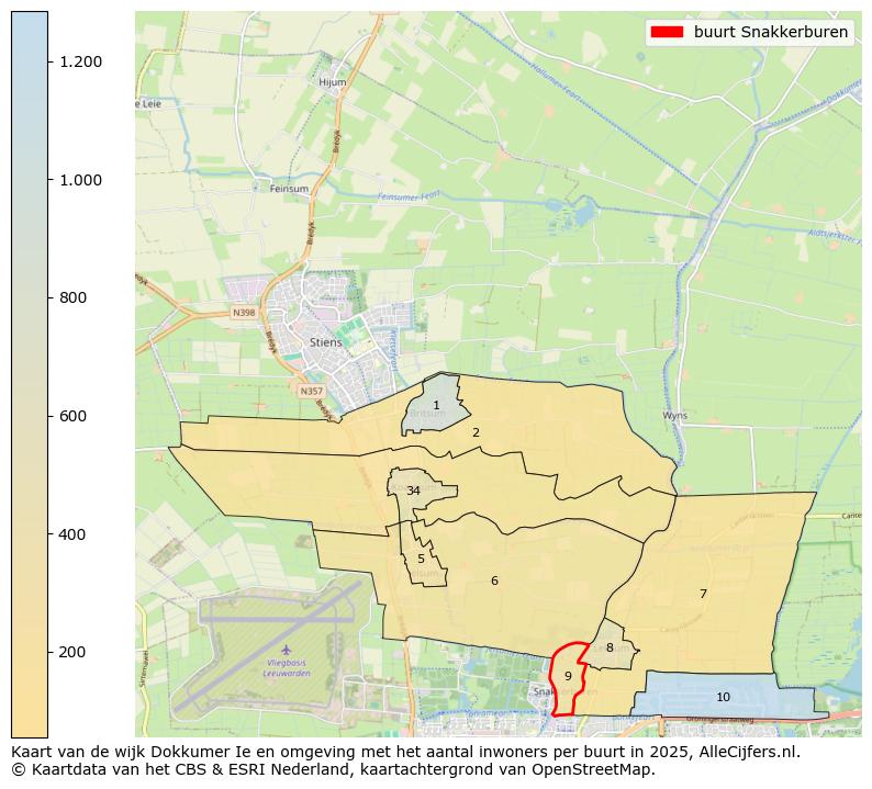 Afbeelding van de buurt Snakkerburen op de kaart.