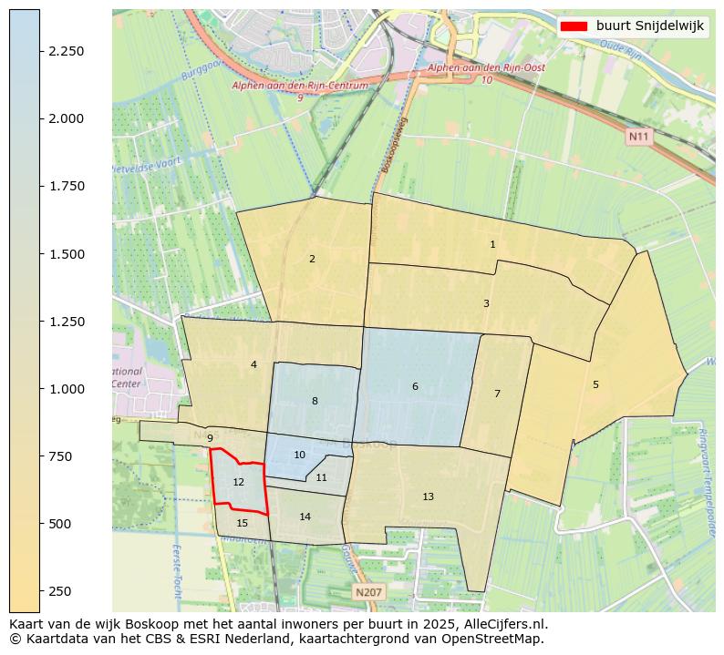Afbeelding van de buurt Snijdelwijk op de kaart.