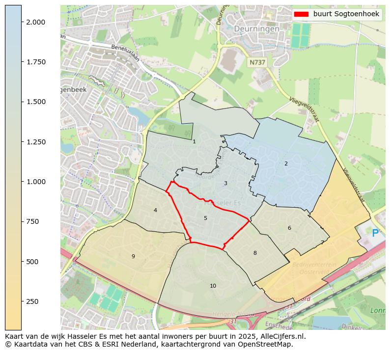 Afbeelding van de buurt Sogtoenhoek op de kaart.