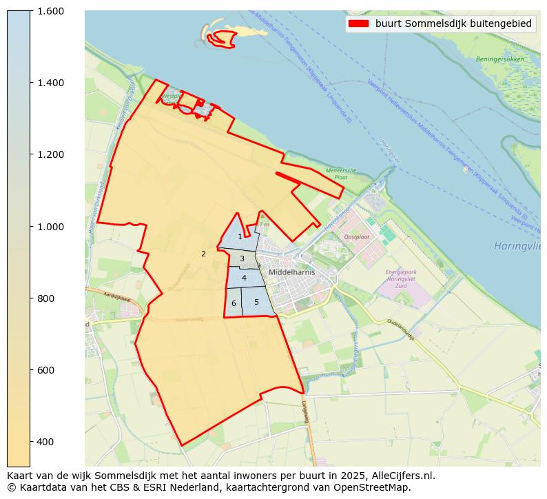 Afbeelding van de buurt Sommelsdijk buitengebied op de kaart.