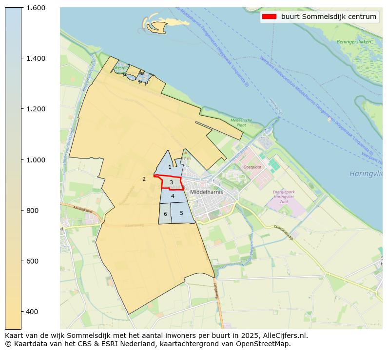 Afbeelding van de buurt Sommelsdijk centrum op de kaart.