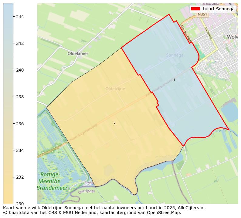Afbeelding van de buurt Sonnega op de kaart.