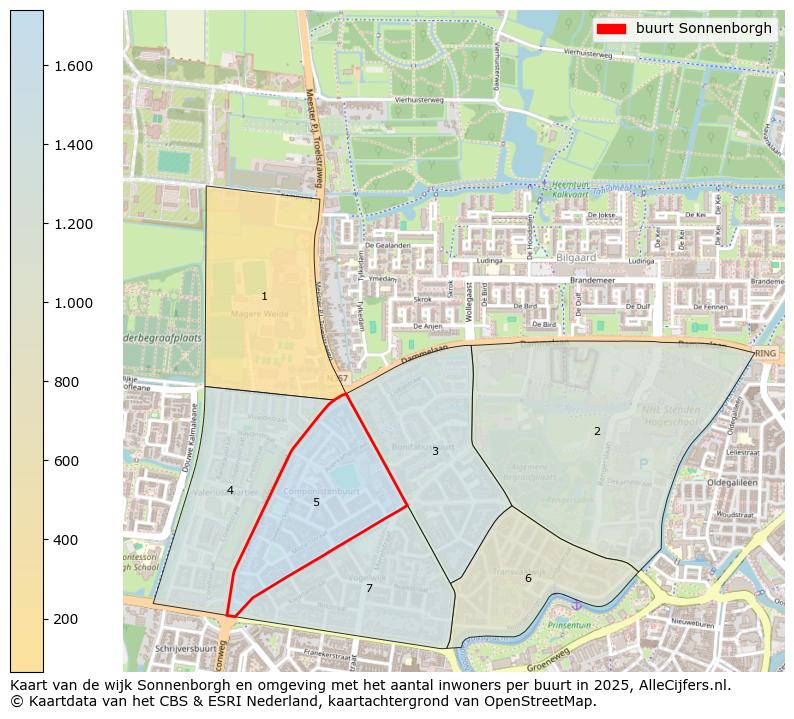 Afbeelding van de buurt Sonnenborgh op de kaart.